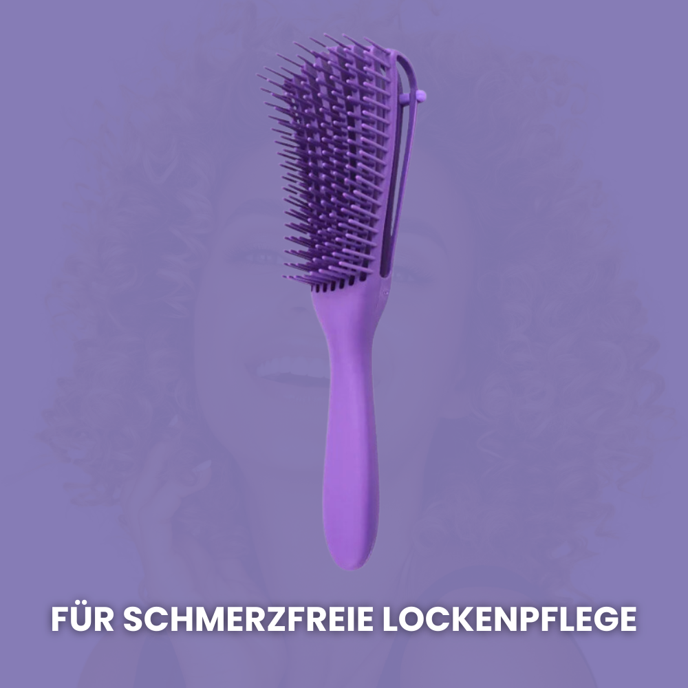 CurlySolver - Entwirrungsbürste, die deine Locken mühelos entknotet!