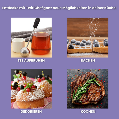 TwirlChef - Drehbares Multifunktionssieb