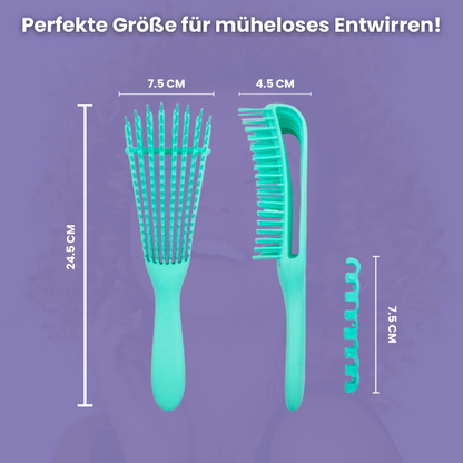 CurlySolver - Entwirrungsbürste, die deine Locken mühelos entknotet!